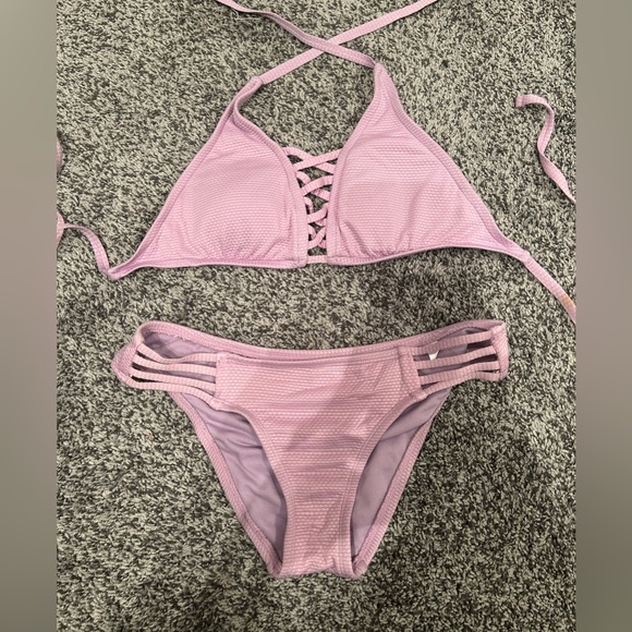 shade and shore purple swimsuit - Picture 1 of 1